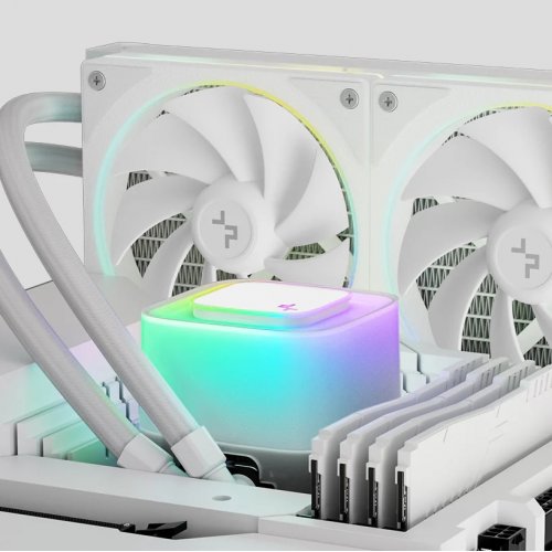 Готовая СВО Deepcool LE360 PRO (R-LE360PRO-WHAMMC-G-1) White купить в Украине: Киев, Днепр, Харьков, Одесса  | Проверка совместимости, низкая цена, отзывы, характеристики от TELEMART фото