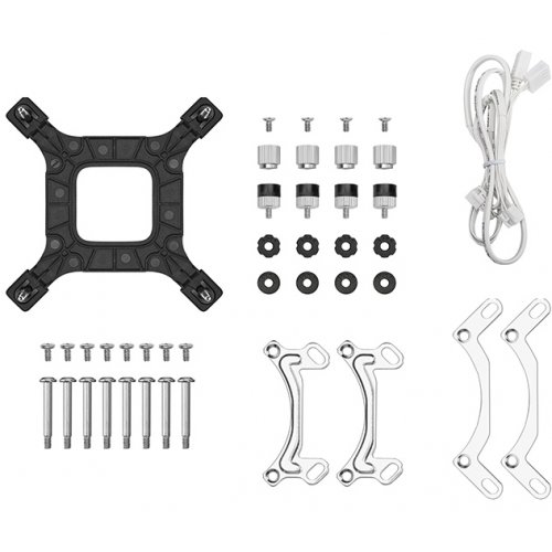 Готовая СВО Deepcool LE240 PRO (R-LE240PRO-WHAMMC-G-1) White купить в Украине: Киев, Днепр, Харьков, Одесса  | Проверка совместимости, низкая цена, отзывы, характеристики от TELEMART фото