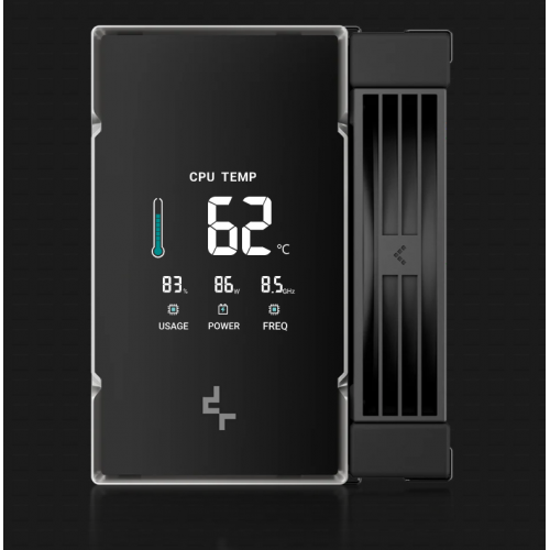 Кулер Deepcool AK700 DIGITAL NYX (R-AK700-BKNNMN-GJD-1) Black купити в Україні: Київ, Львів, Хмельницький, Тернопіль, Івано-Франківськ | Перевірка сумісності, низька ціна, відгуки, характеристики від TELEMART фото