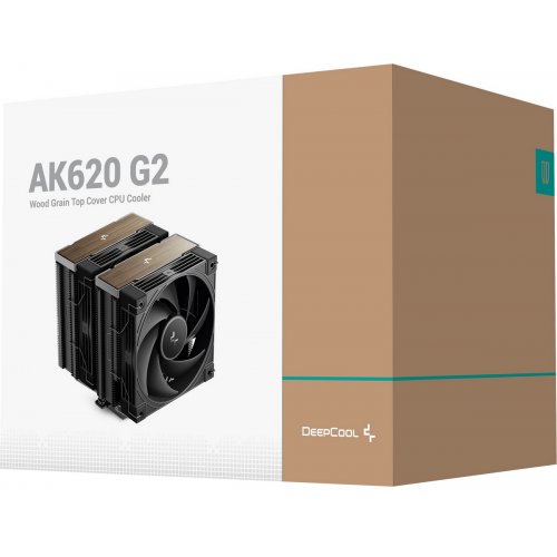 Кулер Deepcool AK620 G2 (R-AK620G2-BKNNMN-GJD) Black купити в Україні: Київ, Львів, Хмельницький, Тернопіль, Івано-Франківськ | Перевірка сумісності, низька ціна, відгуки, характеристики від TELEMART фото