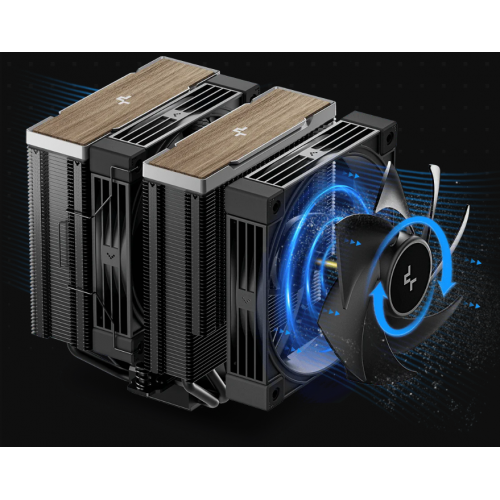 Кулер Deepcool AK620 G2 (R-AK620G2-BKNNMN-GJD) Black купити в Україні: Київ, Львів, Хмельницький, Тернопіль, Івано-Франківськ | Перевірка сумісності, низька ціна, відгуки, характеристики від TELEMART фото