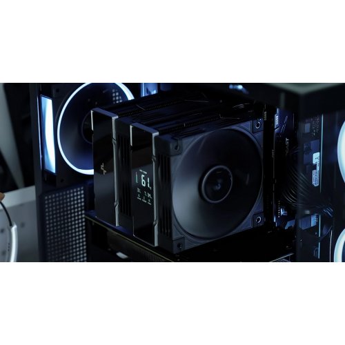 Кулер Deepcool AK620 G2 DIGITAL NYX (R-AK620G2-BKNNMN-GJD-1) Black купить в Украине: Киев, Днепр, Харьков, Одесса  | Проверка совместимости, низкая цена, отзывы, характеристики от TELEMART фото