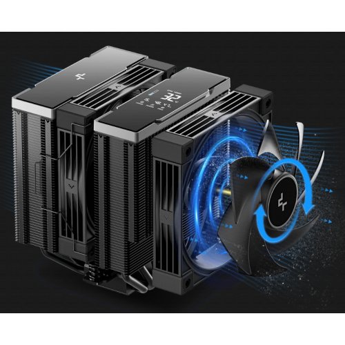 Кулер Deepcool AK620 G2 DIGITAL NYX (R-AK620G2-BKNNMN-GJD-1) Black купить в Украине: Киев, Днепр, Харьков, Одесса  | Проверка совместимости, низкая цена, отзывы, характеристики от TELEMART фото