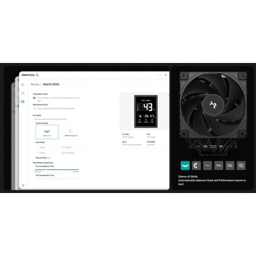 Кулер Deepcool AK620 G2 DIGITAL NYX (R-AK620G2-BKNNMN-GJD-1) Black купить в Украине: Киев, Днепр, Харьков, Одесса  | Проверка совместимости, низкая цена, отзывы, характеристики от TELEMART фото