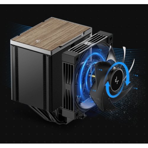 Кулер Deepcool AK500 G2 (R-AK500G2-BKNNMN-GJD) Black купить в Украине: Киев, Днепр, Харьков, Одесса  | Проверка совместимости, низкая цена, отзывы, характеристики от TELEMART фото