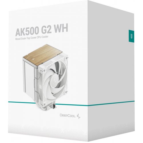 Кулер Deepcool AK500 G2 (R-AK500G2-WHNNMN-GJD) White купить в Украине: Киев, Днепр, Харьков, Одесса  | Проверка совместимости, низкая цена, отзывы, характеристики от TELEMART фото