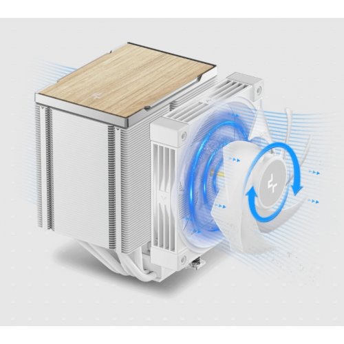 Кулер Deepcool AK500 G2 (R-AK500G2-WHNNMN-GJD) White купить в Украине: Киев, Днепр, Харьков, Одесса  | Проверка совместимости, низкая цена, отзывы, характеристики от TELEMART фото
