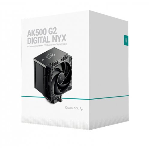 Кулер Deepcool AK500 G2 DIGITAL NYX (R-AK500G2-BKNNMN-GJD-1) Black купить в Украине: Киев, Днепр, Харьков, Одесса  | Проверка совместимости, низкая цена, отзывы, характеристики от TELEMART фото
