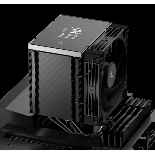 Кулер Deepcool AK500 G2 DIGITAL NYX (R-AK500G2-BKNNMN-GJD-1) Black купить в Украине: Киев, Днепр, Харьков, Одесса  | Проверка совместимости, низкая цена, отзывы, характеристики от TELEMART фото