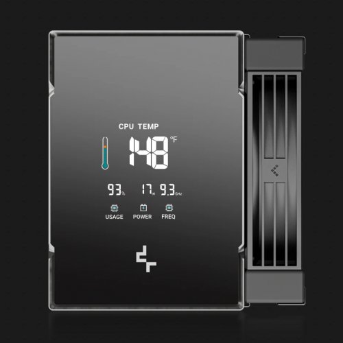 Кулер Deepcool AK500 G2 DIGITAL NYX (R-AK500G2-BKNNMN-GJD-1) Black купить в Украине: Киев, Днепр, Харьков, Одесса  | Проверка совместимости, низкая цена, отзывы, характеристики от TELEMART фото