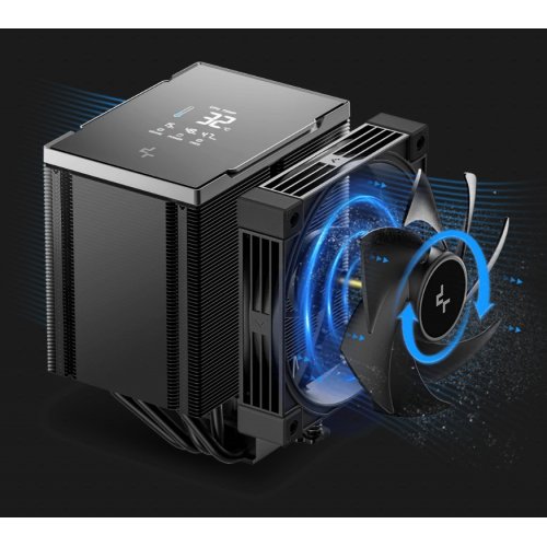 Кулер Deepcool AK500 G2 DIGITAL NYX (R-AK500G2-BKNNMN-GJD-1) Black купить в Украине: Киев, Днепр, Харьков, Одесса  | Проверка совместимости, низкая цена, отзывы, характеристики от TELEMART фото