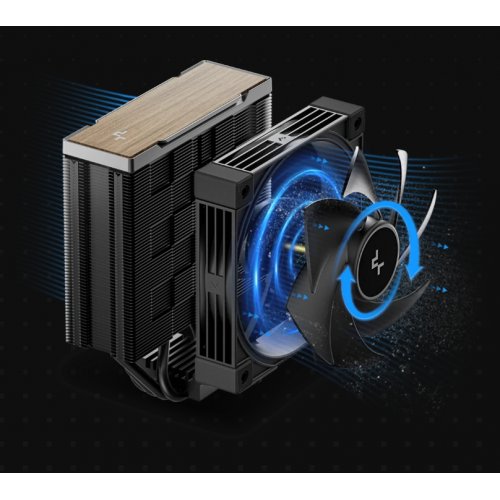 Кулер Deepcool AK400 G2 (R-AK400G2-BKNNMN-GJD) Black купить в Украине: Киев, Днепр, Харьков, Одесса  | Проверка совместимости, низкая цена, отзывы, характеристики от TELEMART фото