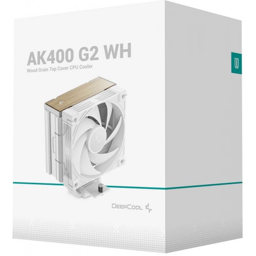 Кулер Deepcool AK400 G2 (R-AK400G2-WHNNMN-GJD) White купить в Украине: Киев, Днепр, Харьков, Одесса  | Проверка совместимости, низкая цена, отзывы, характеристики от TELEMART фото