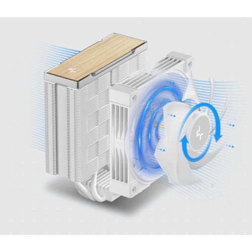 Кулер Deepcool AK400 G2 (R-AK400G2-WHNNMN-GJD) White купить в Украине: Киев, Днепр, Харьков, Одесса  | Проверка совместимости, низкая цена, отзывы, характеристики от TELEMART фото