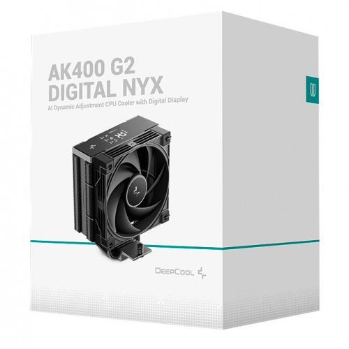 Кулер Deepcool AK400 G2 DIGITAL NYX (R-AK400G2-BKNNMN-GJD-1) Black купить в Украине: Киев, Днепр, Харьков, Одесса  | Проверка совместимости, низкая цена, отзывы, характеристики от TELEMART фото