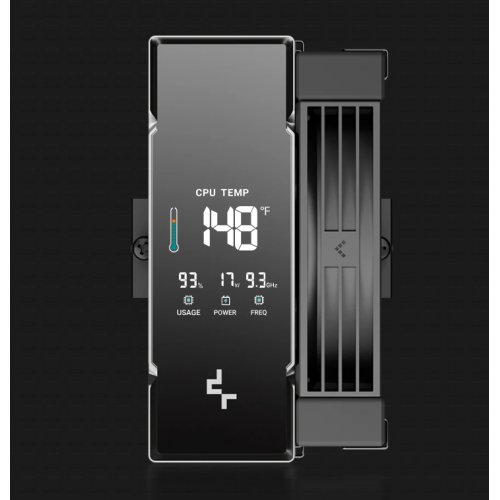 Кулер Deepcool AK400 G2 DIGITAL NYX (R-AK400G2-BKNNMN-GJD-1) Black купить в Украине: Киев, Днепр, Харьков, Одесса  | Проверка совместимости, низкая цена, отзывы, характеристики от TELEMART фото