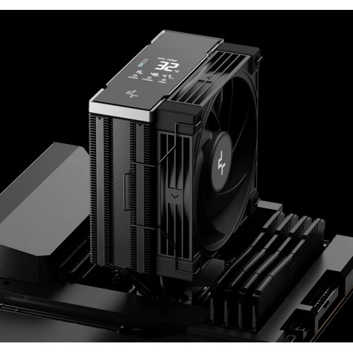 Кулер Deepcool AK400 G2 DIGITAL NYX (R-AK400G2-BKNNMN-GJD-1) Black купить в Украине: Киев, Днепр, Харьков, Одесса  | Проверка совместимости, низкая цена, отзывы, характеристики от TELEMART фото