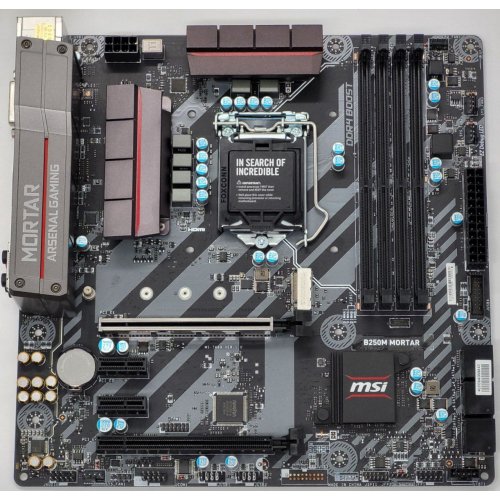 Материнская плата MSI B250M MORTAR (s1151, Intel B250) (Восстановлено продавцом, 826729) купить в Украине: Киев, Днепр, Харьков, Одесса  | Проверка совместимости, низкая цена, отзывы, характеристики от TELEMART фото