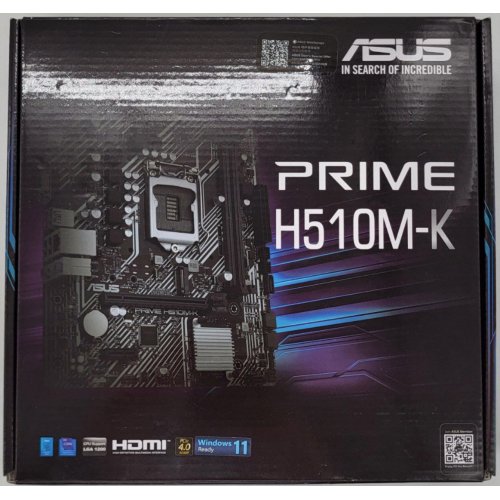 Материнская плата Asus PRIME H510M-K (s1200, Intel H510) (Восстановлено продавцом, 826730) купить в Украине: Киев, Днепр, Харьков, Одесса  | Проверка совместимости, низкая цена, отзывы, характеристики от TELEMART фото