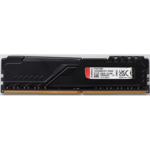 Озу Kingston DDR4 8GB 2666Mhz FURY Beast Black (KF426C16BB/8) (Восстановлено продавцом, 826736) купить в Украине: Киев, Днепр, Харьков, Одесса  | Проверка совместимости, низкая цена, отзывы, характеристики от TELEMART фото