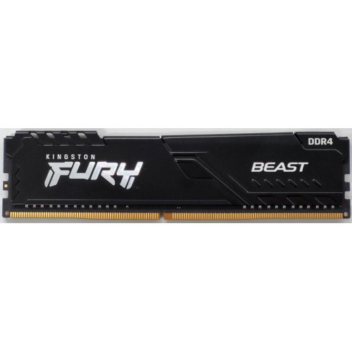 Озу Kingston DDR4 8GB 2666Mhz FURY Beast Black (KF426C16BB/8) (Восстановлено продавцом, 826738) купить в Украине: Киев, Днепр, Харьков, Одесса  | Проверка совместимости, низкая цена, отзывы, характеристики от TELEMART фото