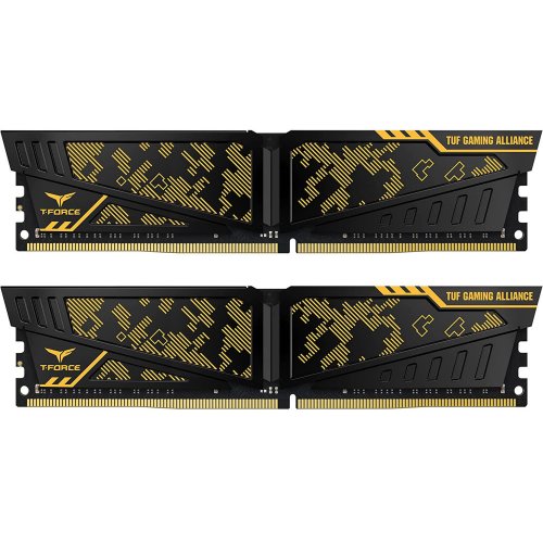 Озу Team DDR4 16GB (2x8GB) 3200Mhz T-Force Vulcan TUF Gaming Alliance (TLTYD416G3200HC16CDC01) (Восстановлено продавцом, 826740) купить в Украине: Киев, Днепр, Харьков, Одесса  | Проверка совместимости, низкая цена, отзывы, характеристики от TELEMART фото