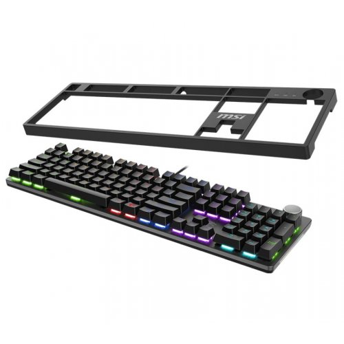 Клавіатура MSI FORGE GK320 Mechanical Red Switches Black купити в Україні: Київ, Львів, Хмельницький, Тернопіль, Івано-Франківськ | Низька ціна, відгуки, характеристики від TELEMART фото