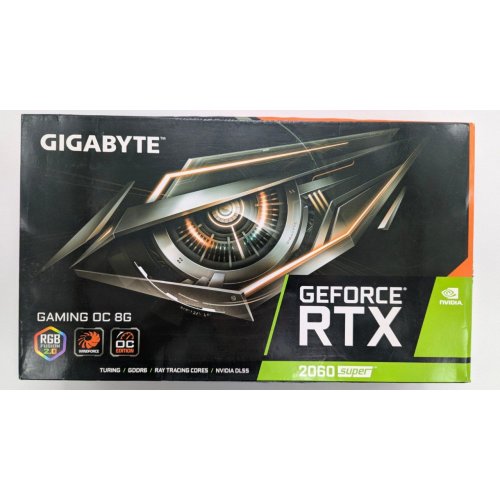 Відеокарта Gigabyte GeForce RTX 2060 SUPER Gaming OC 8192MB (GV-N206SGAMING OC-8GC) (Відновлено продавцем, 826982) купити в Україні: Київ, Львів, Хмельницький, Тернопіль, Івано-Франківськ | Перевірка сумісності, низька ціна, відгуки, характеристики від TELEMART фото