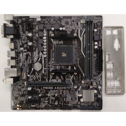 Материнська плата Asus PRIME A320M-K (sAM4, AMD A320) (Відновлено продавцем, 826985) купити в Україні: Київ, Львів, Хмельницький, Тернопіль, Івано-Франківськ | Перевірка сумісності, низька ціна, відгуки, характеристики від TELEMART фото