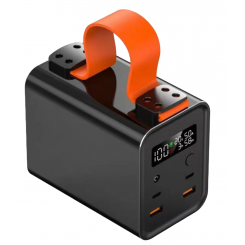 Уценка powerbank Atria WPD-101 60000mAh 100W Black (Повреждена упаковка, 827000)