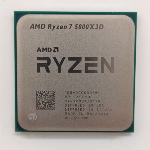 Процессор AMD Ryzen 7 5800X3D 3.4(4.5)GHz 96MB sAM4 Tray (100-000000651) (Восстановлено продавцом, 827019) купить в Украине: Киев, Днепр, Харьков, Одесса  | Проверка совместимости, низкая цена, отзывы, характеристики от TELEMART фото