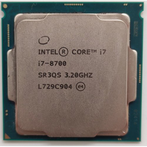 Процессор Intel Core i7-8700 3.2GHz 12MB s1151 Tray (CM8068403358316) (Восстановлено продавцом, 827034) купить в Украине: Киев, Днепр, Харьков, Одесса  | Проверка совместимости, низкая цена, отзывы, характеристики от TELEMART фото