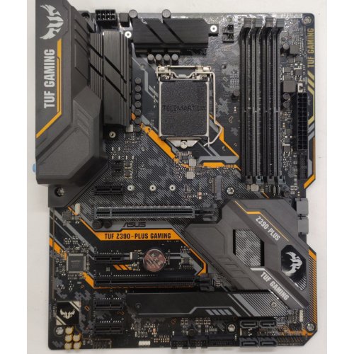 Материнська плата Asus TUF Z390-PLUS GAMING (s1151-v2, Intel Z390) (Відновлено продавцем, 827039) купити в Україні: Київ, Львів, Хмельницький, Тернопіль, Івано-Франківськ | Перевірка сумісності, низька ціна, відгуки, характеристики від TELEMART фото