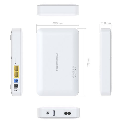 ДБЖ для роутерів Marsriva KP6 18W 10000mAh (37Wh) купити в Україні: Київ, Львів, Хмельницький, Тернопіль, Івано-Франківськ | Низька ціна, відгуки, характеристики від TELEMART фото