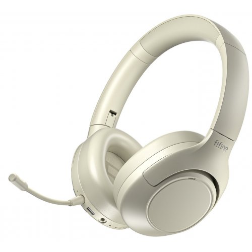 Уценка наушники Fifine X3 Wireless Beige (Вскрытая упаковка, 827087) купить в Украине: Киев, Днепр, Харьков, Одесса  | Низкая цена, отзывы, характеристики от TELEMART фото