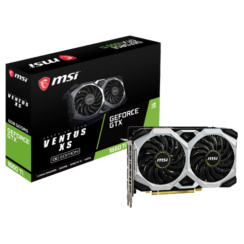Видеокарта MSI GeForce GTX 1660 Ti VENTUS XS OC 6144MB (GTX 1660 Ti VENTUS XS 6G OC) (Восстановлено продавцом, 827095) купить в Украине: Киев, Днепр, Харьков, Одесса  | Проверка совместимости, низкая цена, отзывы, характеристики от TELEMART фото