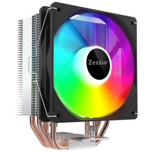 Кулер Zezzio ZH-C400 ARGB (Восстановлено продавцом, 827111) купить в Украине: Киев, Днепр, Харьков, Одесса  | Проверка совместимости, низкая цена, отзывы, характеристики от TELEMART фото