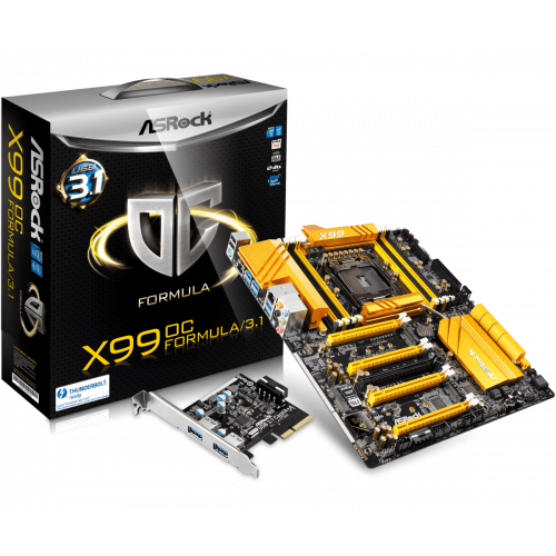 Продать Материнская плата AsRock X99 OC Formula/3.1 (s2011-3, Intel X99) по Trade-In интернет-магазине Телемарт - Киев, Днепр, Украина фото