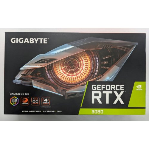 Відеокарта Gigabyte GeForce RTX 3080 GAMING OC 12288MB (GV-N3080GAMING OC-12GD) (Відновлено продавцем, 827232) купити в Україні: Київ, Львів, Хмельницький, Тернопіль, Івано-Франківськ | Перевірка сумісності, низька ціна, відгуки, характеристики від TELEMART фото