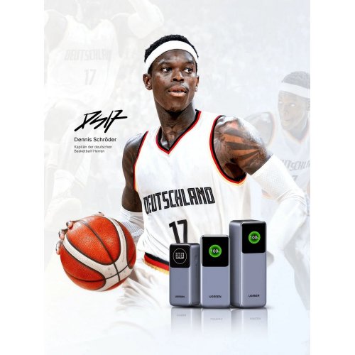 Уценка powerbank Ugreen PB724 12000mAh 100W (35526B) Grey (Вскрытая упаковка, 827248) купить в Украине: Киев, Днепр, Харьков, Одесса  | Низкая цена, отзывы, характеристики от TELEMART фото