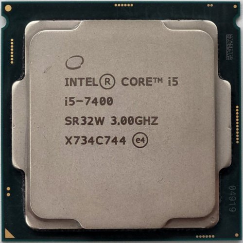 Процесор Intel Core i5-7400 3.0(3.5)GHz 6MB s1151 Tray (CM8067702867050) (Відновлено продавцем, 827348) купити в Україні: Київ, Львів, Хмельницький, Тернопіль, Івано-Франківськ | Перевірка сумісності, низька ціна, відгуки, характеристики від TELEMART фото