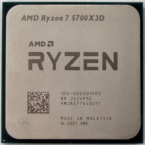 Процессор AMD Ryzen 7 5700X3D 3.0(4.1)GHz 96MB sAM4 Tray (100-000001503) (Восстановлено продавцом, 827352) купить в Украине: Киев, Днепр, Харьков, Одесса  | Проверка совместимости, низкая цена, отзывы, характеристики от TELEMART фото
