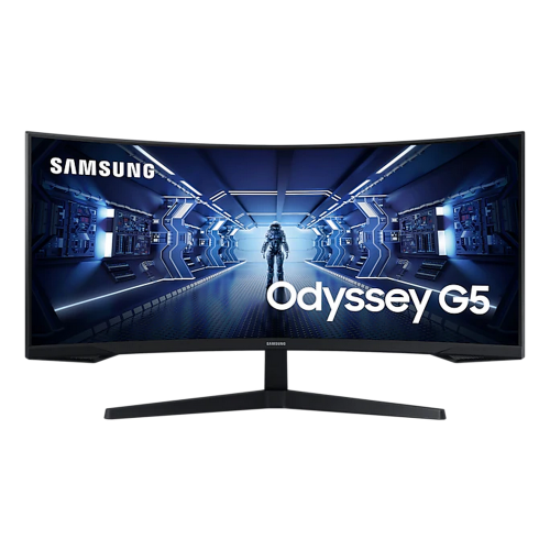 Монитор Samsung 34" Odyssey G5 C34G55TWWI (LC34G55TWWIXCI) Black (Восстановлено продавцом, 827389) купить в Украине: Киев, Днепр, Харьков, Одесса  | Низкая цена, отзывы, характеристики от TELEMART фото