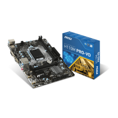 Материнская плата MSI H110M PRO-VD (s1151, Intel H110) (Восстановлено продавцом, 827527)