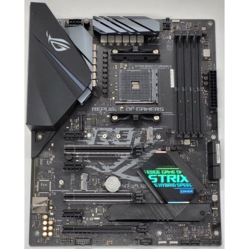 Материнська плата Asus ROG STRIX B450-F GAMING II (sAM4, AMD B450) (Відновлено продавцем, 827532) купити в Україні: Київ, Львів, Хмельницький, Тернопіль, Івано-Франківськ | Перевірка сумісності, низька ціна, відгуки, характеристики від TELEMART фото