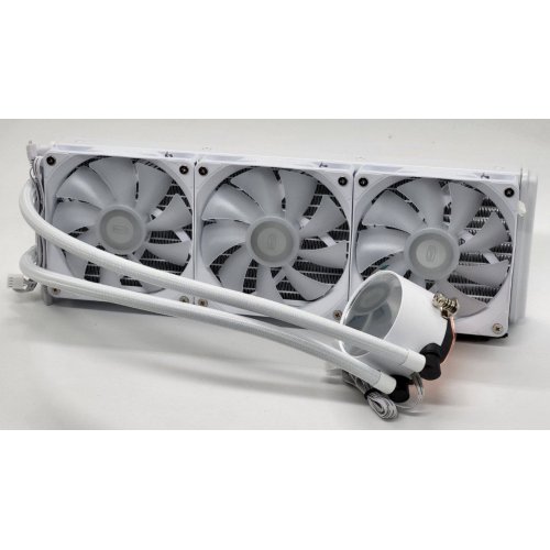 Готова сво PCCooler DA360 ARGB White (Відновлено продавцем, 827640) купити в Україні: Київ, Львів, Хмельницький, Тернопіль, Івано-Франківськ | Перевірка сумісності, низька ціна, відгуки, характеристики від TELEMART фото