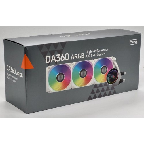Готова сво PCCooler DA360 ARGB White (Відновлено продавцем, 827640) купити в Україні: Київ, Львів, Хмельницький, Тернопіль, Івано-Франківськ | Перевірка сумісності, низька ціна, відгуки, характеристики від TELEMART фото
