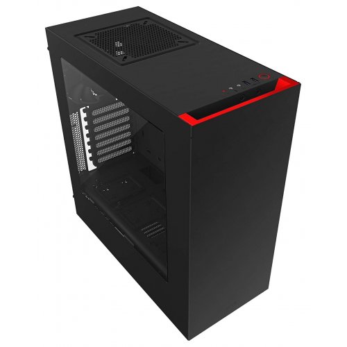 Корпус NZXT S340 (CA-S340MB-GR) Black/Red (Відновлено продавцем, 827819) купити в Україні: Київ, Львів, Хмельницький, Тернопіль, Івано-Франківськ | Перевірка сумісності, низька ціна, відгуки, характеристики від TELEMART фото