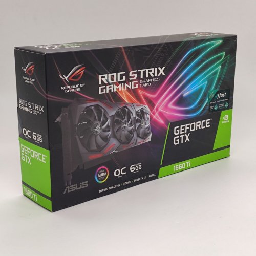 Видеокарта Asus ROG GeForce GTX 1660 Ti STRIX OC 6144MB (ROG-STRIX-GTX1660TI-O6G-GAMING) (Восстановлено продавцом, 827827) купить в Украине: Киев, Днепр, Харьков, Одесса  | Проверка совместимости, низкая цена, отзывы, характеристики от TELEMART фото