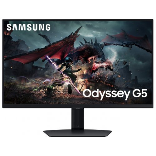 Уценка монитор Samsung 27" Odyssey G5 (LS27DG500EIXCI) Black (Повреждена упаковка, 827828) купить в Украине: Киев, Днепр, Харьков, Одесса  | Низкая цена, отзывы, характеристики от TELEMART фото